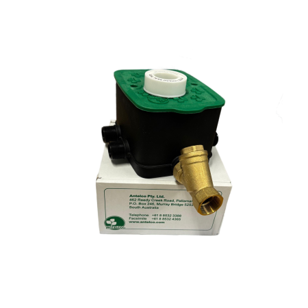 Mini-Expressbox - Vormontierte-Magnetventile mit Box 4 Ventile, 25 mm, 3/4" AG, 24 VAC und 9 VDC, Ventilbox mit Magnetventilen 3/4" vormontiert, für WPX, Node, Rain-Bird, Hunter usw.